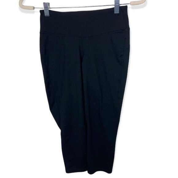 Gap Fit Black Compression Leggings Capri GFast Size Small‎ Slim Fit Crop Pants S - Picture 3 of 10